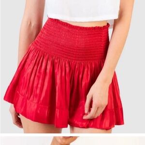 Koch red skirt